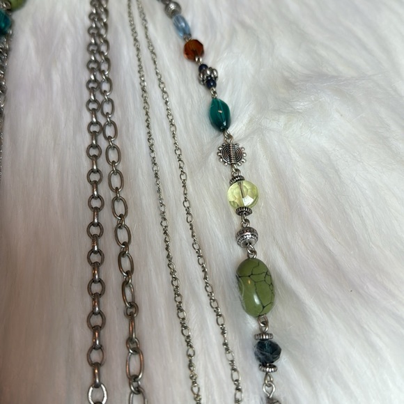 Premier Designs Costa Rican Long Multistrand Necklace - Picture 2 of 4